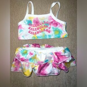 Baby girls 2 piece designer outfit